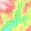 Topografische Karte البقورية, Höhe, Relief