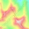 Topografische Karte 祁连山山脉, Höhe, Relief