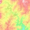 Topografische Karte Mthatha, Höhe, Relief