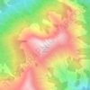 Topografische Karte Tumbling NE5, Höhe, Relief