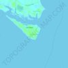 Topografische Karte Cobb Island, Höhe, Relief