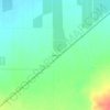 Topografische Karte Belding, Höhe, Relief