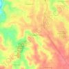 Topografische Karte Gunung Sindur, Höhe, Relief