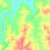 Topografische Karte Pantanoso, Höhe, Relief