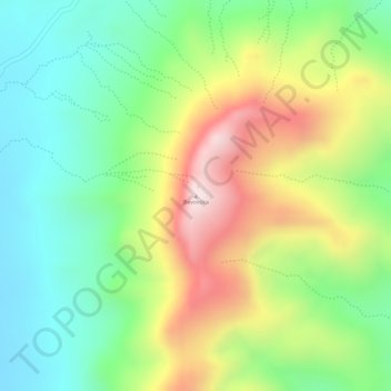 Topografische Karte Bevovoka, Höhe, Relief