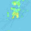 Topografische Karte Le Port Clos, Höhe, Relief