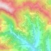 Topografische Karte Pantasina, Höhe, Relief