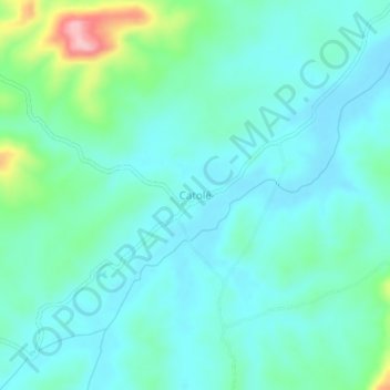 Topografische Karte Catolé, Höhe, Relief