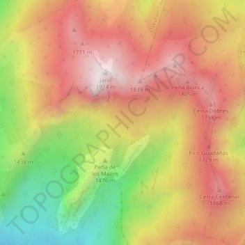 Topografische Karte Samao, Höhe, Relief