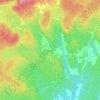 Topografische Karte Domaine-Breton, Höhe, Relief