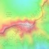 Topografische Karte Grandes Jorasses/ Pointe Whymper, Höhe, Relief