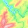 Topografische Karte Bald River Gorge Wilderness, Höhe, Relief