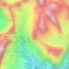 Topografische Karte Le Pope, Höhe, Relief
