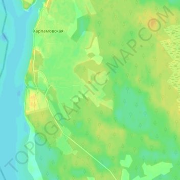 Topografische Karte Ручьи, Höhe, Relief