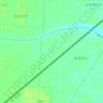 Topografische Karte 帅村机场, Höhe, Relief