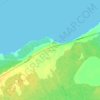 Topografische Karte Grande-Anse, Höhe, Relief