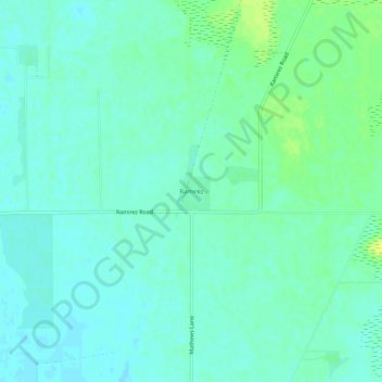 Topografische Karte Ramirez, Höhe, Relief