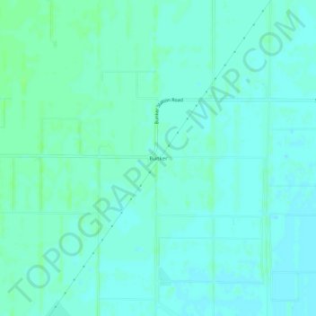 Topografische Karte Bunker, Höhe, Relief