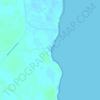 Topografische Karte Puerto Bravo, Höhe, Relief