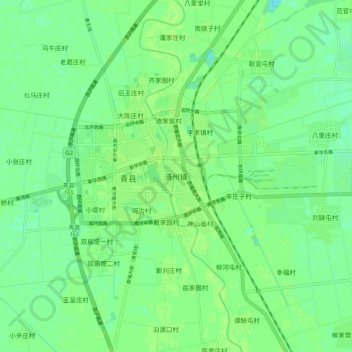 Topografische Karte 清州镇, Höhe, Relief