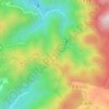 Topografische Karte 四明山观景台, Höhe, Relief