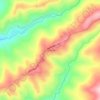 Topografische Karte Cold Springs, Höhe, Relief
