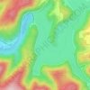 Topografische Karte Preßwitz, Höhe, Relief