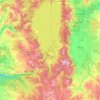 Topografische Karte Tahoe Keys, Höhe, Relief