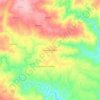 Topografische Karte Giesteiras Cimeiras, Höhe, Relief