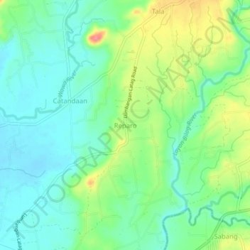 Topografische Karte Reparo, Höhe, Relief
