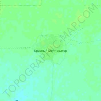 Topografische Karte Красный Мелиоратор, Höhe, Relief