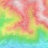 Topografische Karte Panoramaweg, Höhe, Relief