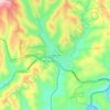 Topografische Karte Virginia City, Höhe, Relief