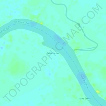 Topografische Karte Mirasselva, Höhe, Relief