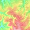 Topografische Karte القصريين, Höhe, Relief