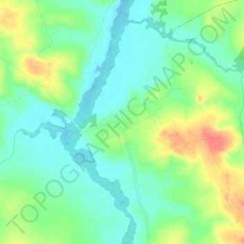 Topografische Karte Passo Novo, Höhe, Relief