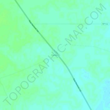 Topografische Karte Cochicó, Höhe, Relief