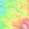 Topografische Karte Der Abi Saeed, Höhe, Relief