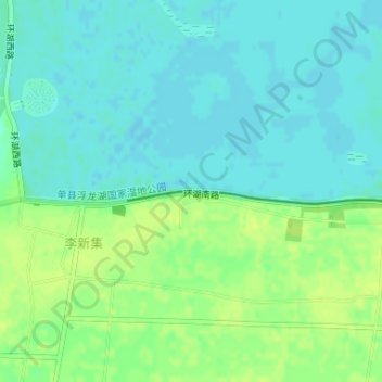 Topografische Karte 鱼跃龙门, Höhe, Relief