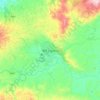 Topografische Karte ጂማ / Jimma, Höhe, Relief