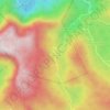 Topografische Karte Agua Escondida, Höhe, Relief