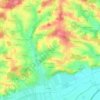 Topografische Karte Emerkam, Höhe, Relief