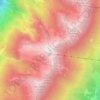 Topografische Karte Cima Telegrafo, Höhe, Relief
