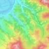 Topografische Karte Reaglie, Höhe, Relief