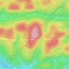 Topografische Karte MRC Les Pays-d'En-Haut - sommet, Höhe, Relief