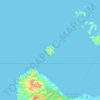 Topografische Karte Savo Island, Höhe, Relief