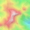 Topografische Karte Pico da Bandeira, Höhe, Relief