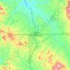 Topografische Karte Heroica Nogales, Höhe, Relief