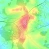Topografische Karte Ashley Heath, Höhe, Relief