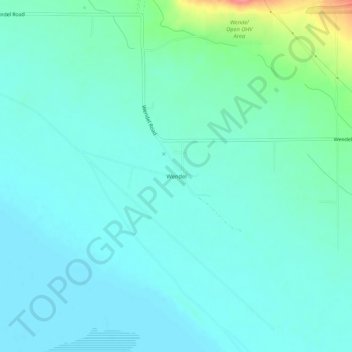Topografische Karte Wendel, Höhe, Relief